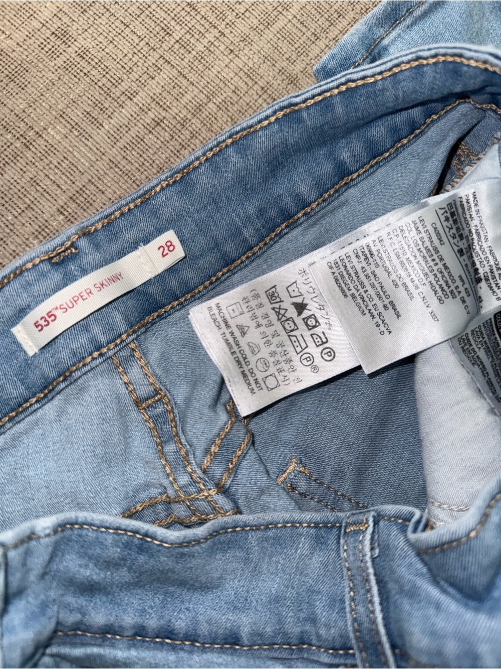 Levi's Light Blue Skinny Jeans - Women's - Picture 2 of 5